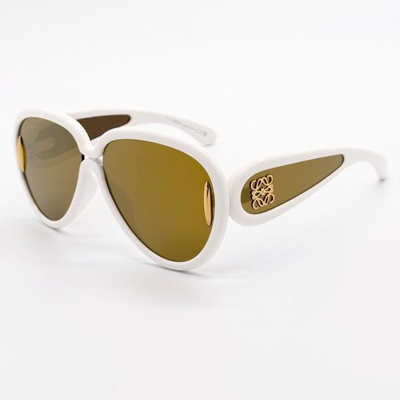 NEW LOEWE SUNGLASSES LW40132I 25G WHITE UNISEX EYEWEAR LOEWE main image 12